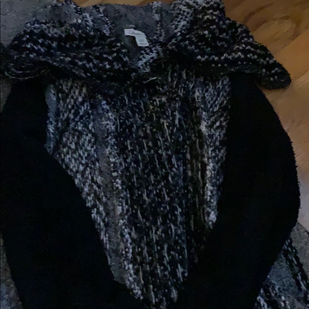 Used cold water creek long wrap sweater size med